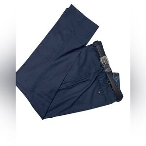 Enrico Bertucci 38x32 Blue Pants with Belt NWT